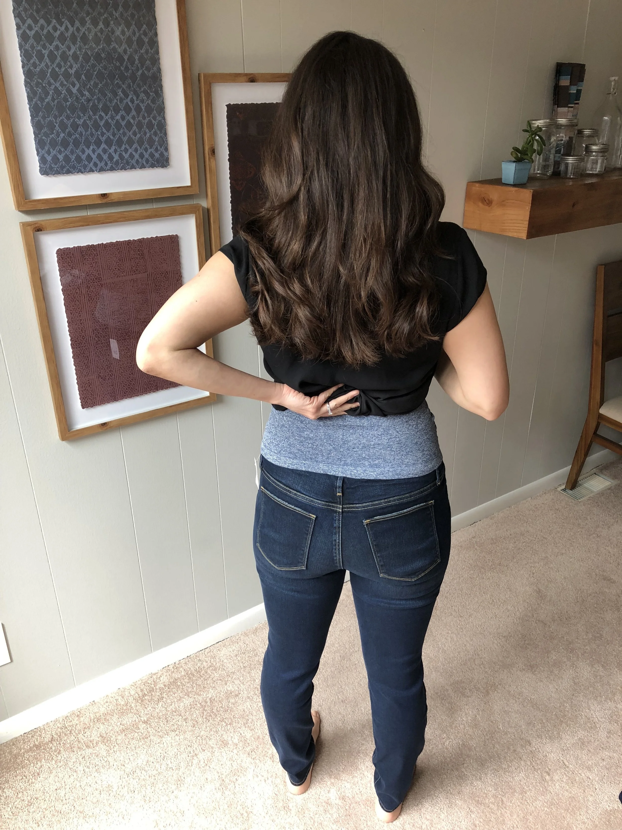 GAP Maternity Soft Wear Comfort Panel True Skinny Jeans, medium wash