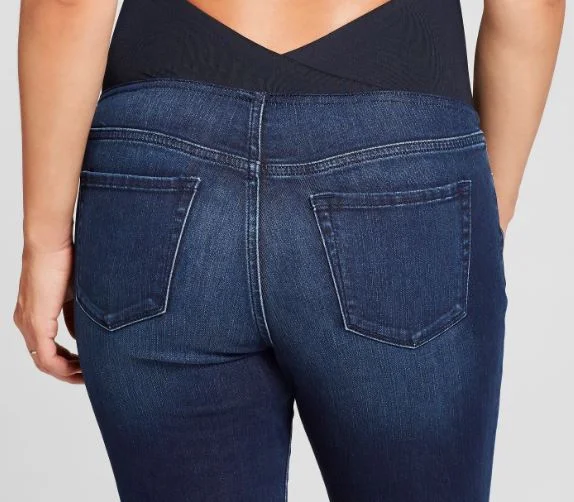 Target - Maternity Crossover Panel Skinny Jeans – Isabel Maternity by Ingrid &amp; Isabel™ Dark Wash