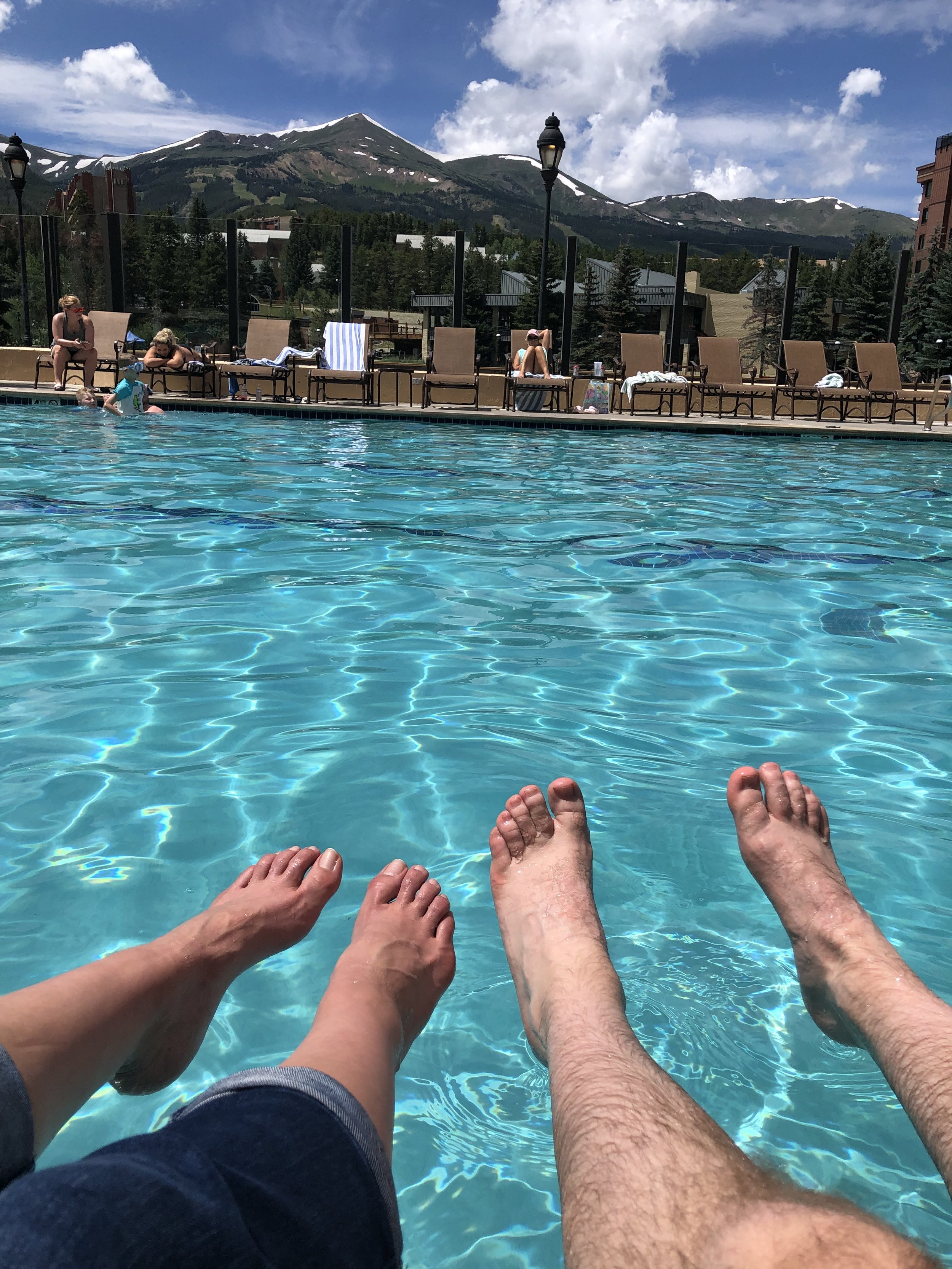 Babymoon - pool views
