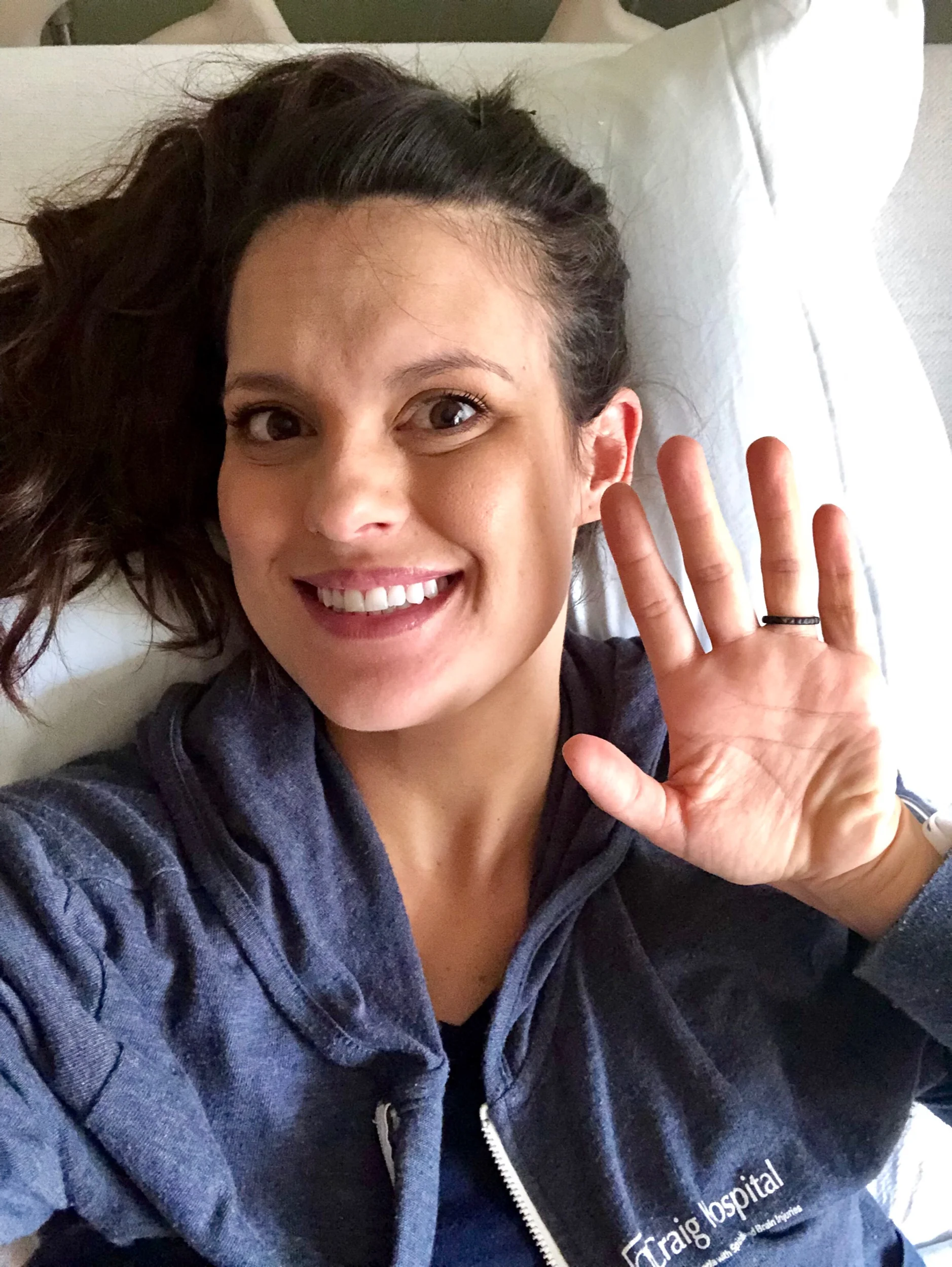 “Hi” from the hospital!