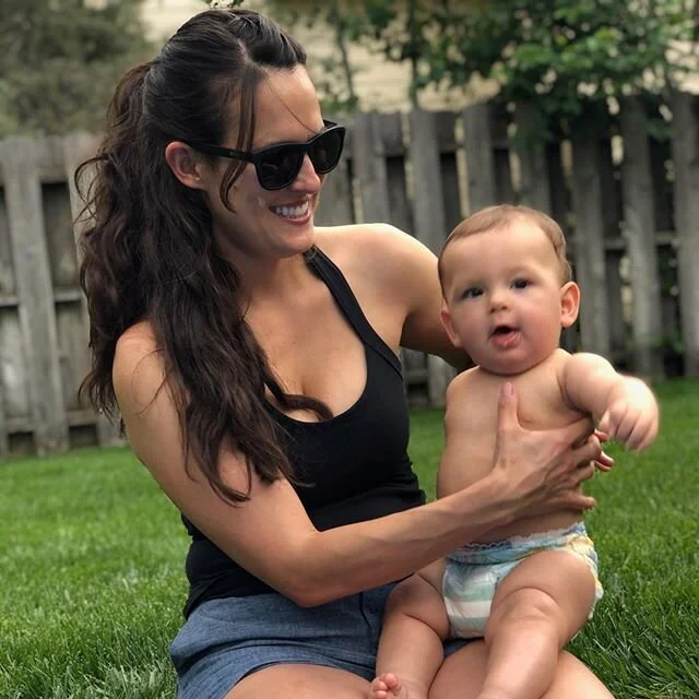 During these heavy times, we feel grateful for easy breezy afternoons in grandpa and grandma&rsquo;s backyard.⁣
⁣
#babypool #7monthsold #unicornuateuterus #ivfsuccess #hipdysplasia #hipdysplasiaawareness