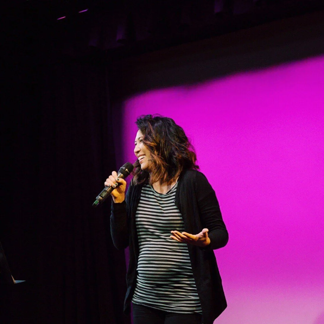 Pregnant and Onstage (Photo Credit: Tamara Smith @taqueth)