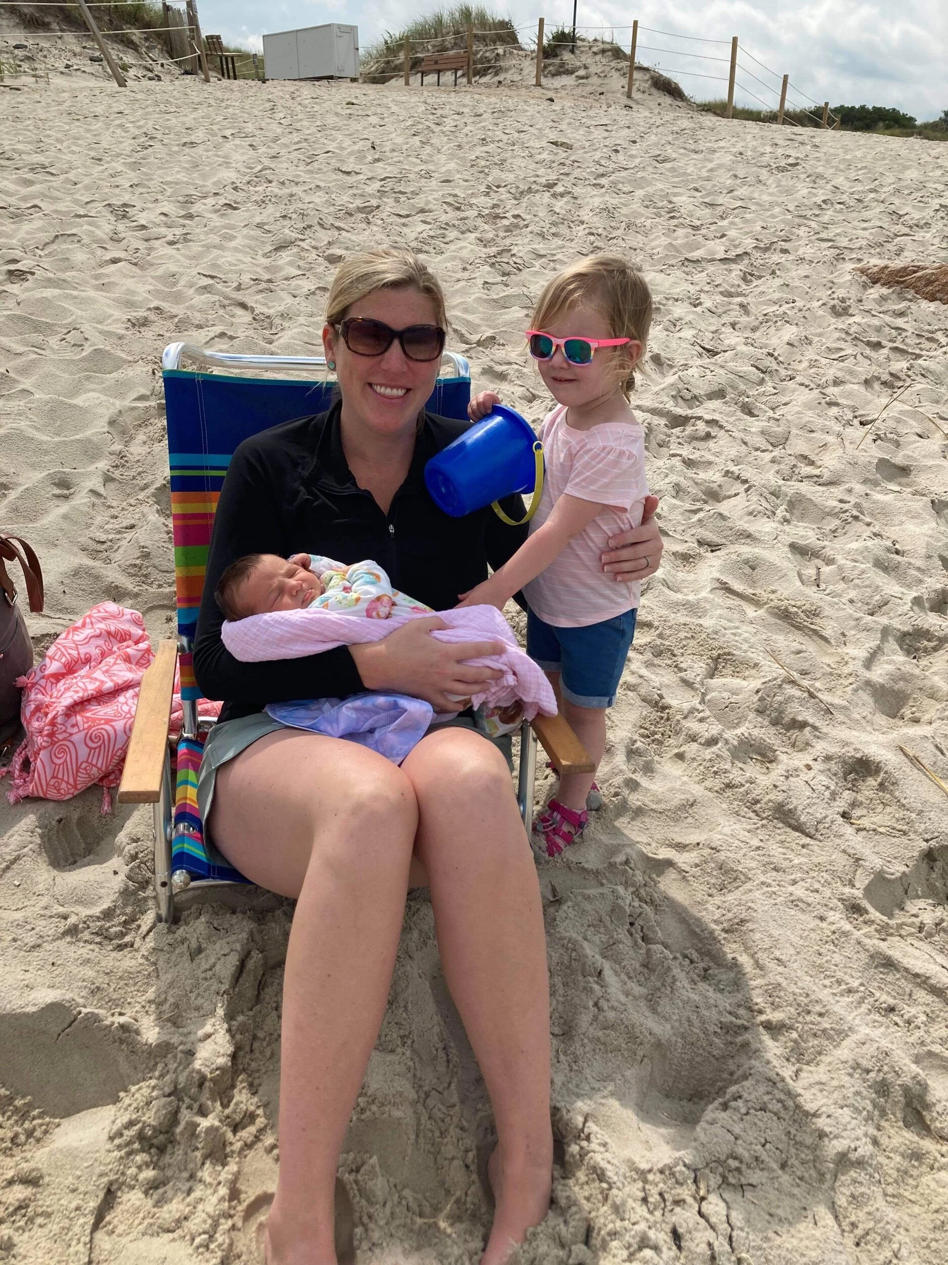 Older baby conceived via IVF. Younger baby conceived naturally.