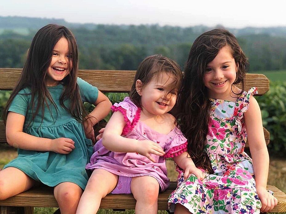 All three girls were conceived naturally. Their mama is expecting her fourth baby now too (also conceived naturally!).