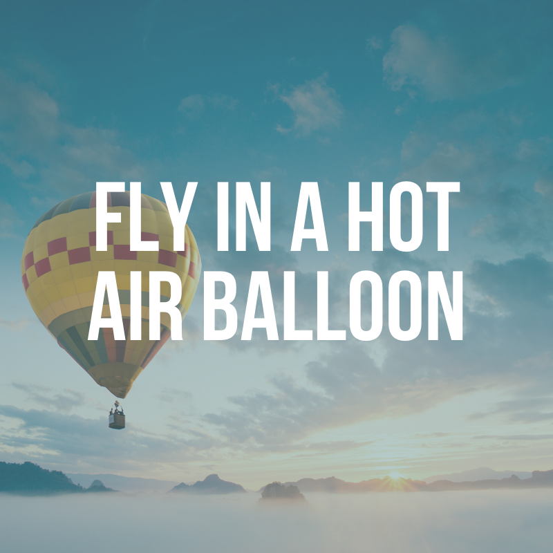 Fly in a hot air balloon