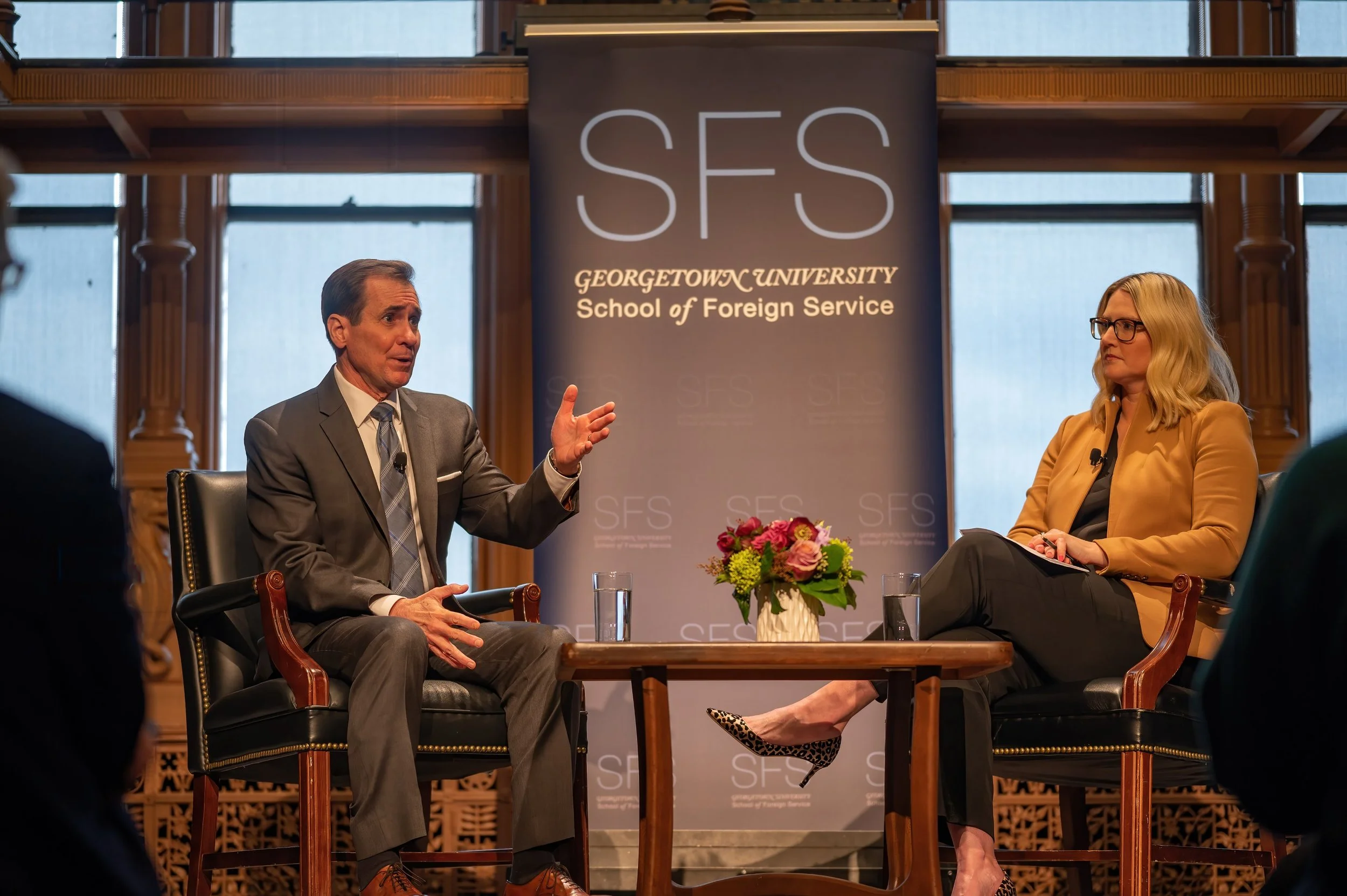 NSC Spokesman John Kirby Visits Georgetown