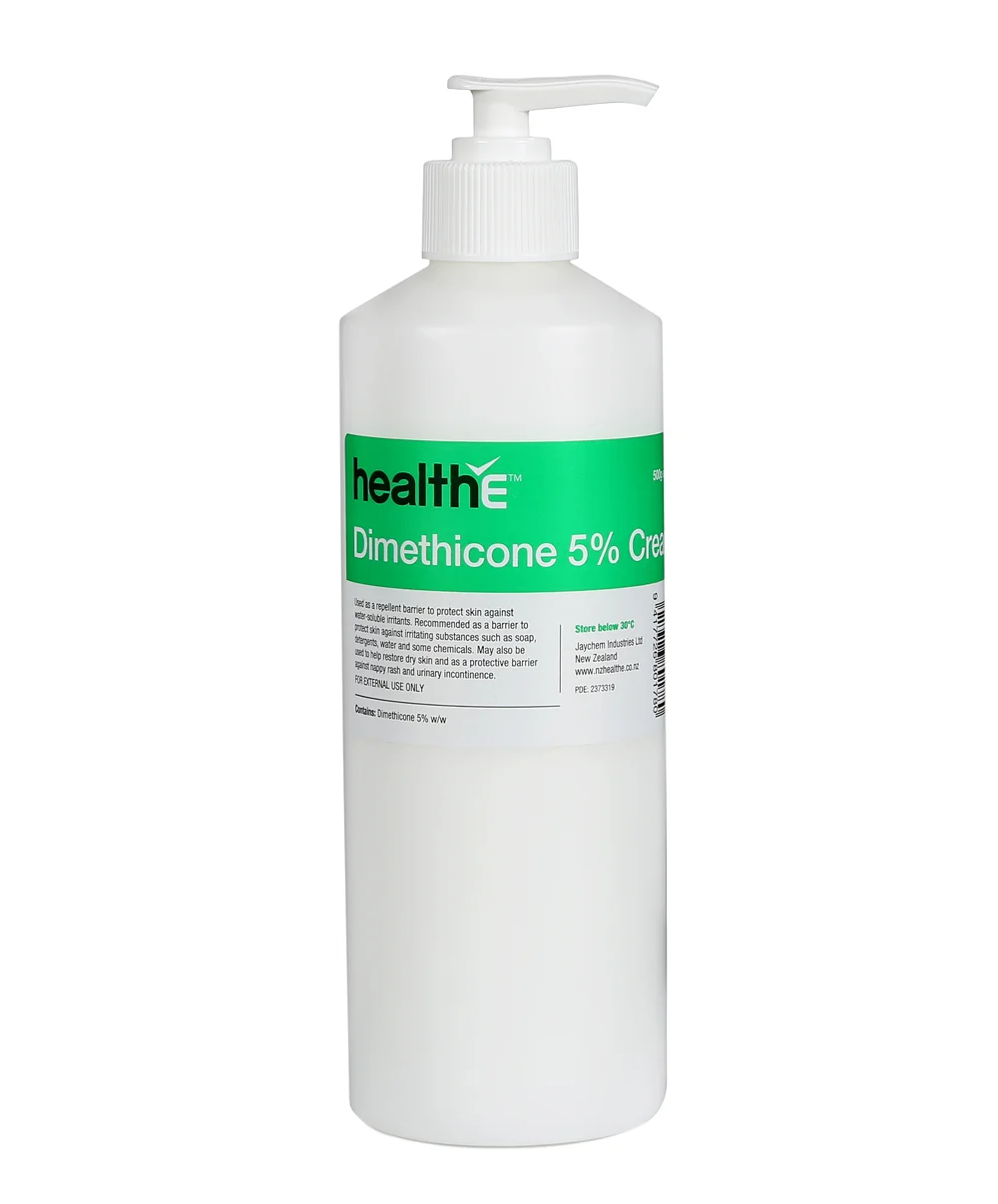 Dimethicone 5%, 500ml (460g) pump bottle