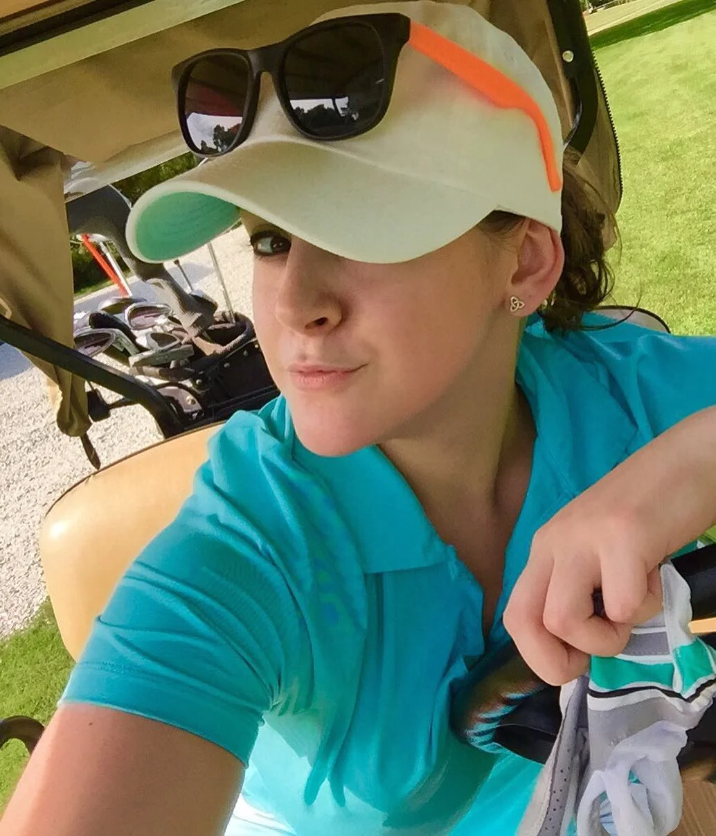 Cassie Norris, on the course.
