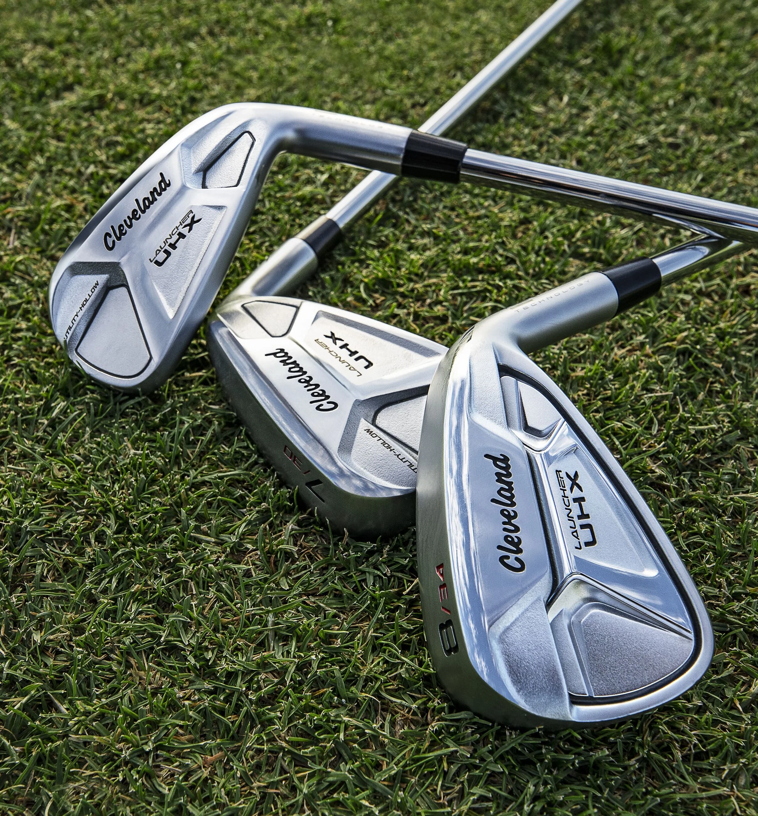 Cleveland Launcher UHX irons.