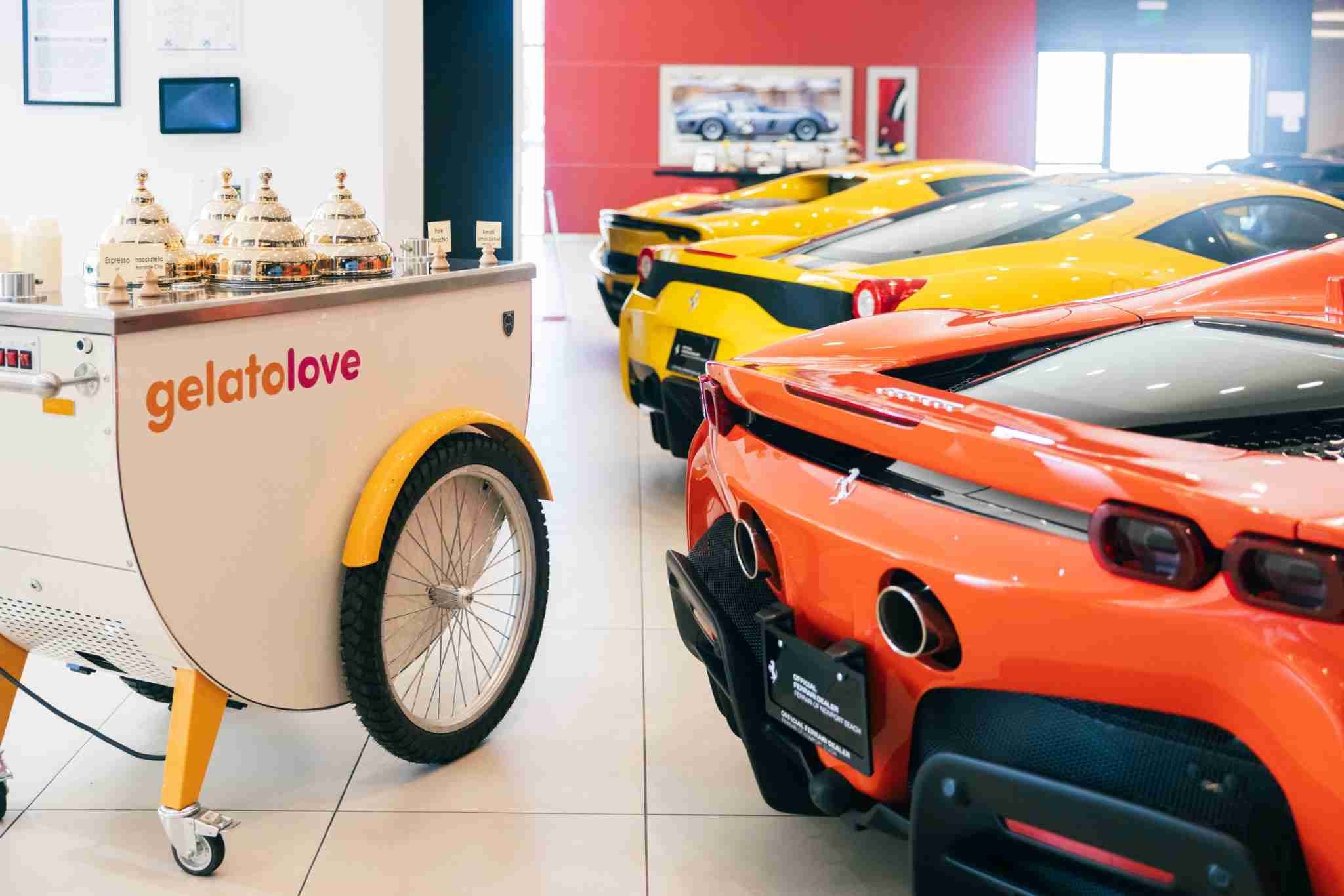 Gelato Catering Ferarri Event