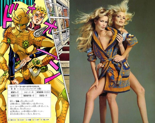 JOL على X: Love it when jojo characters pose with their stand behind them   / X