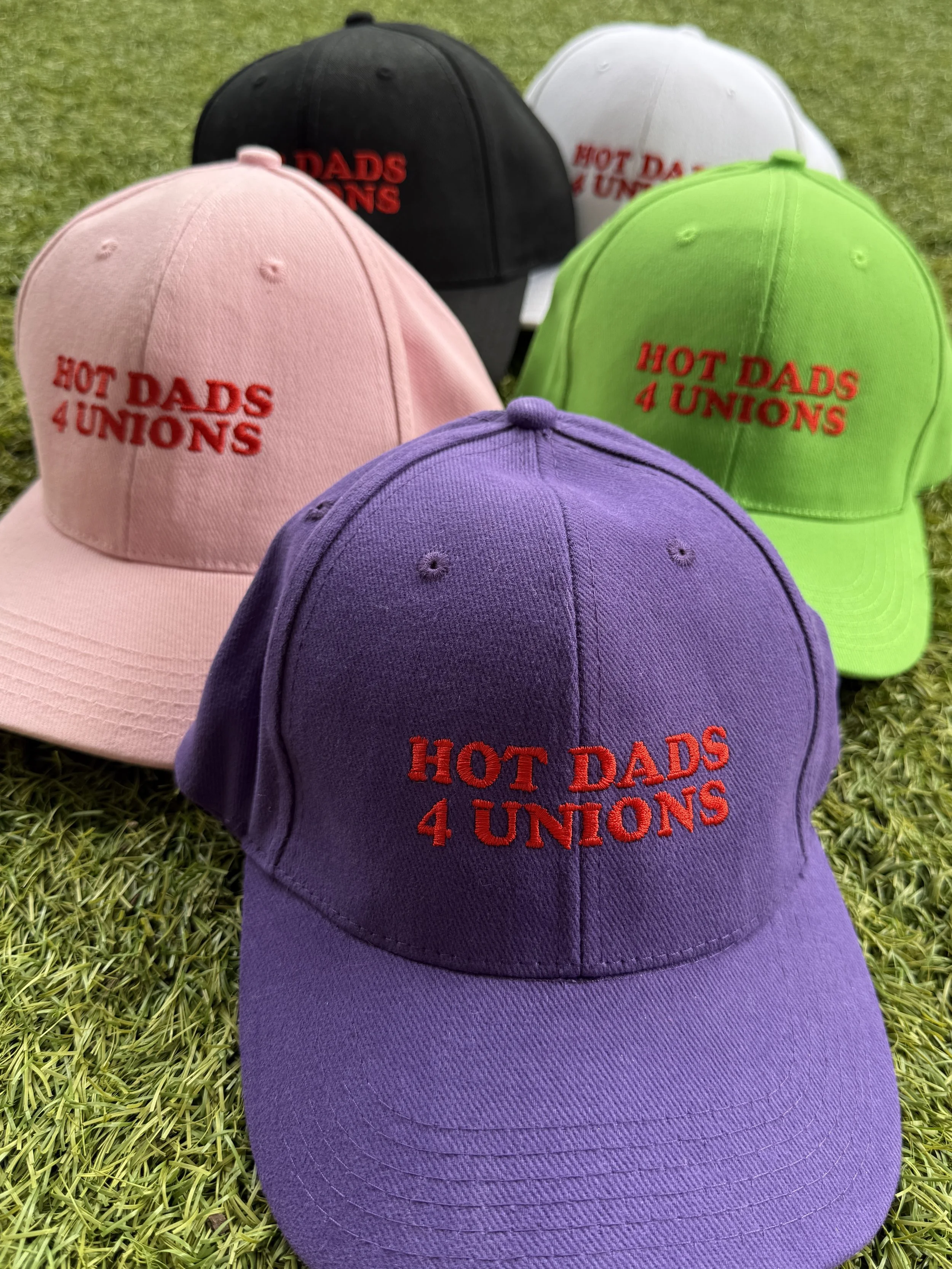HOT DADS 4 UNIONS embroidered cap