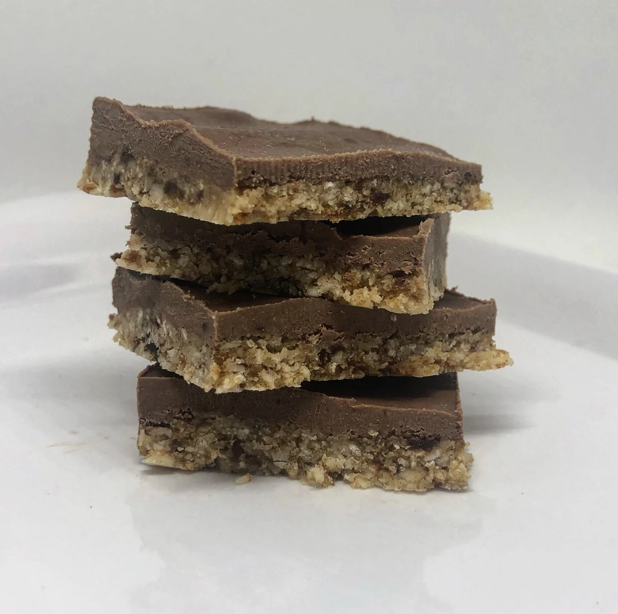 CHOCOLATE ALMOND SLICE