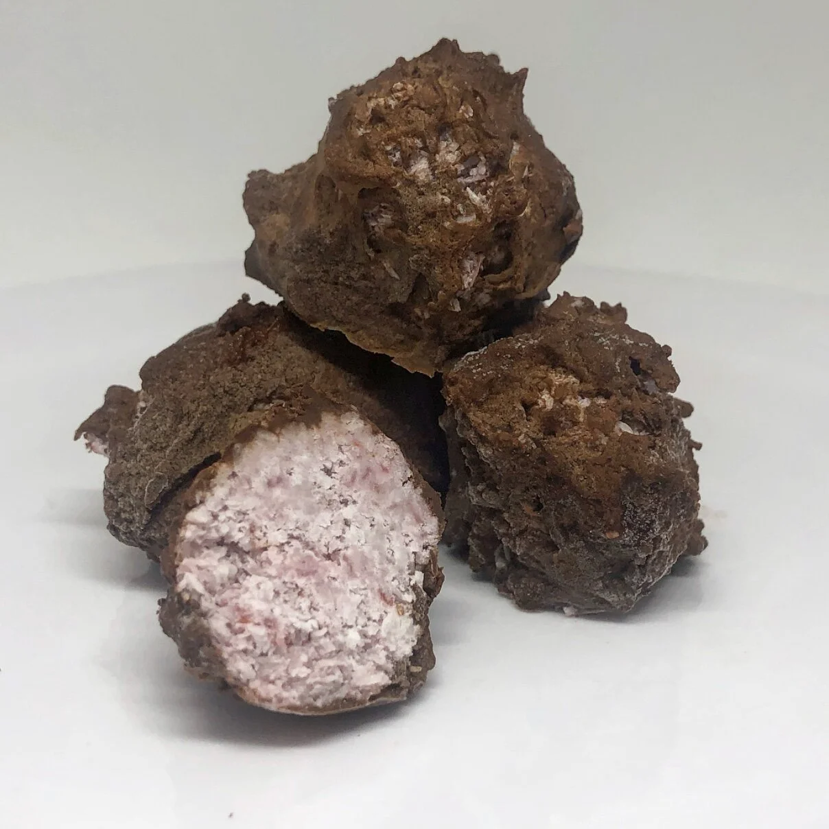 CHOCOLATE STRAWBERRY &amp; COCONUT BITES