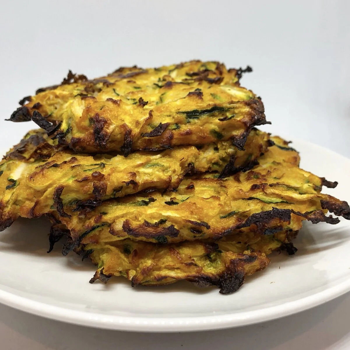PUMPKIN &amp; ZUCCHINI FRITTERS
