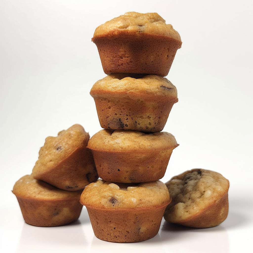 Spiced Banana Mini Muffins