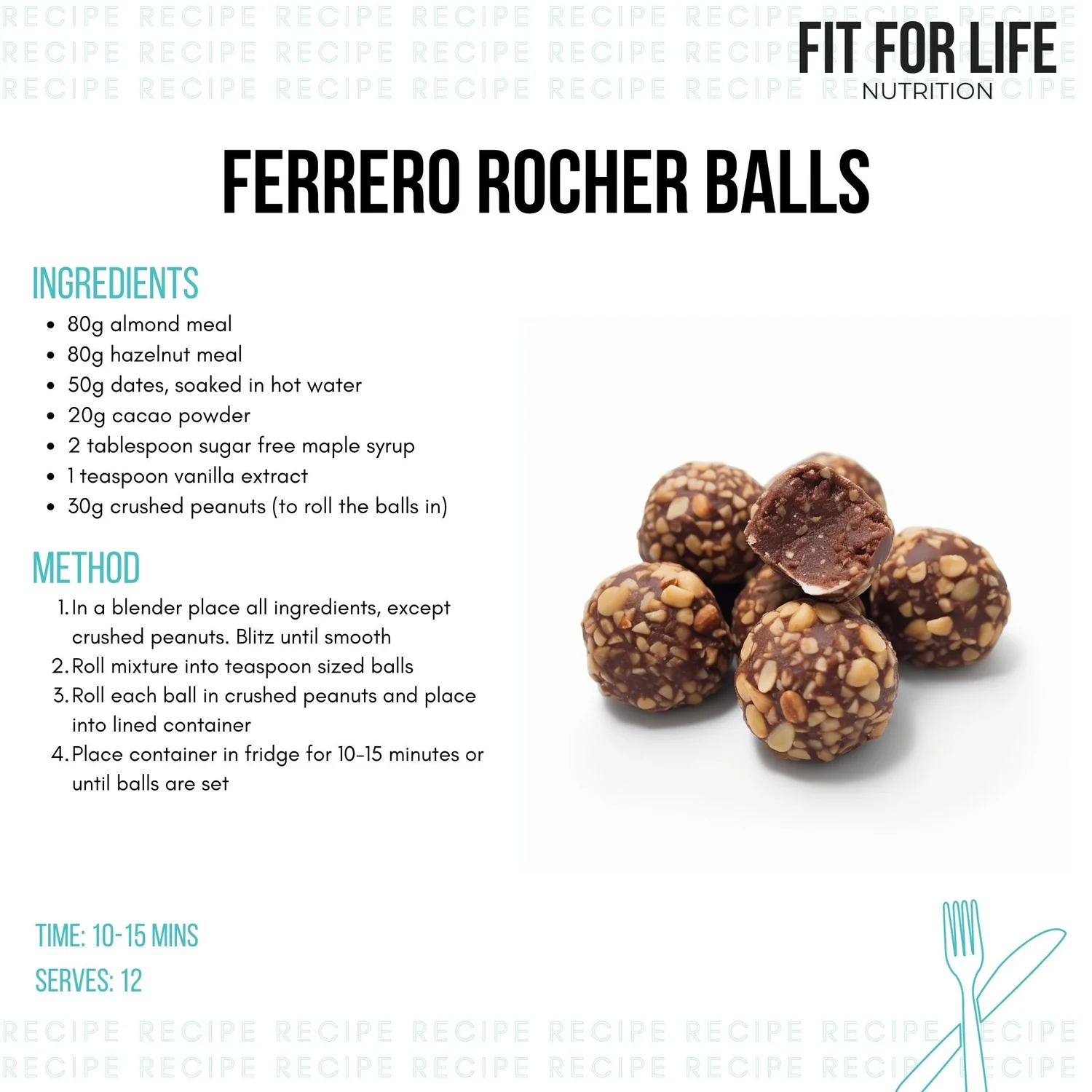 Ferrero Rocher Balls — Fit For Life Health & Fitness