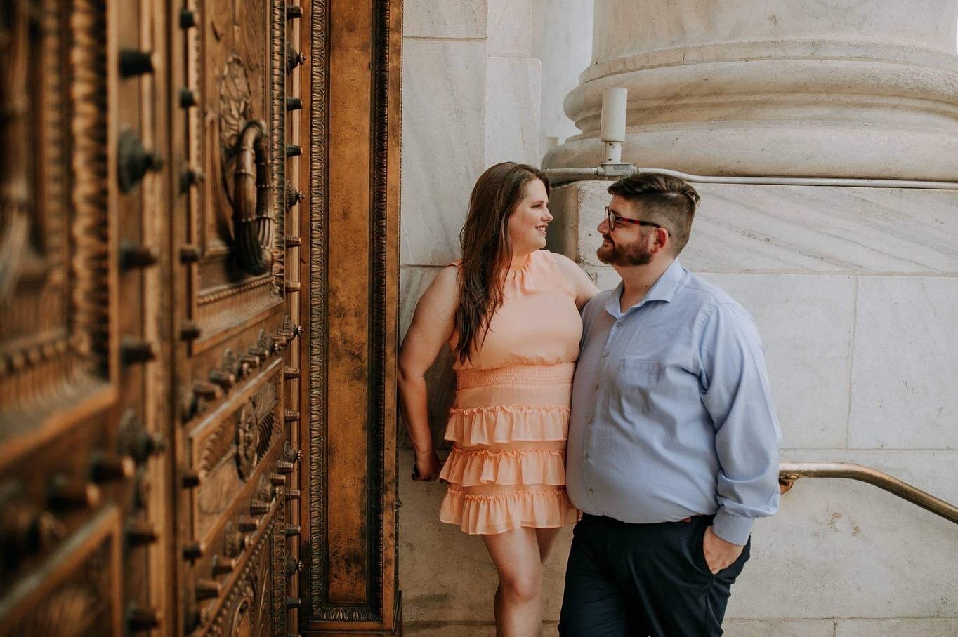 We had a blast with these two for their multi-location engagement session and we know their wedding day is going to be EPIC! #Danggett🤩🥰