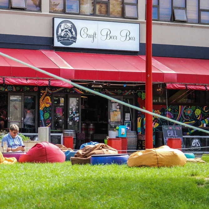 THE ROGUE & VAGABOND This craft beer bar is especially great on a sunny afternoon - the beanbags get claimed fast. Come here for dogs, tacos, and live music. Glover Park, Te Aro. Open 11am-12am every day.