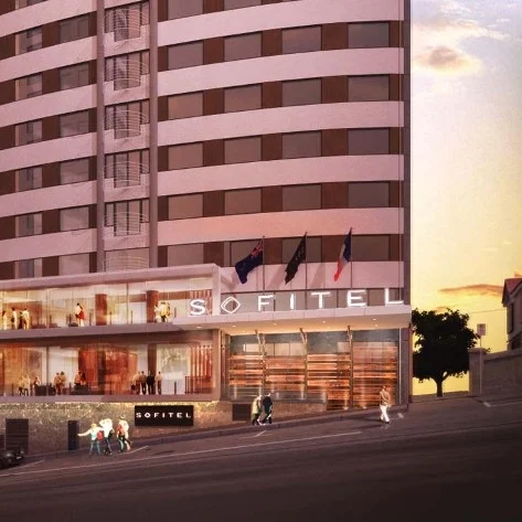 SOFITEL $$$   Opened in 2016, with French inspired design, the Sofitel is one of Wellington's most luxurious hotels.  Rooms from $207 per night.  1.4km from the Michael Fowler Centre.