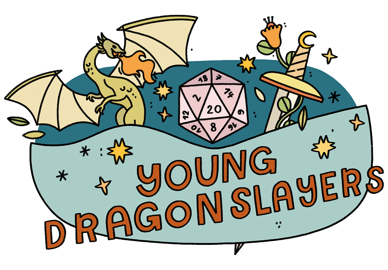 Young Dragonslayers logo, an online Dungeons & Dragons program for kids and teens