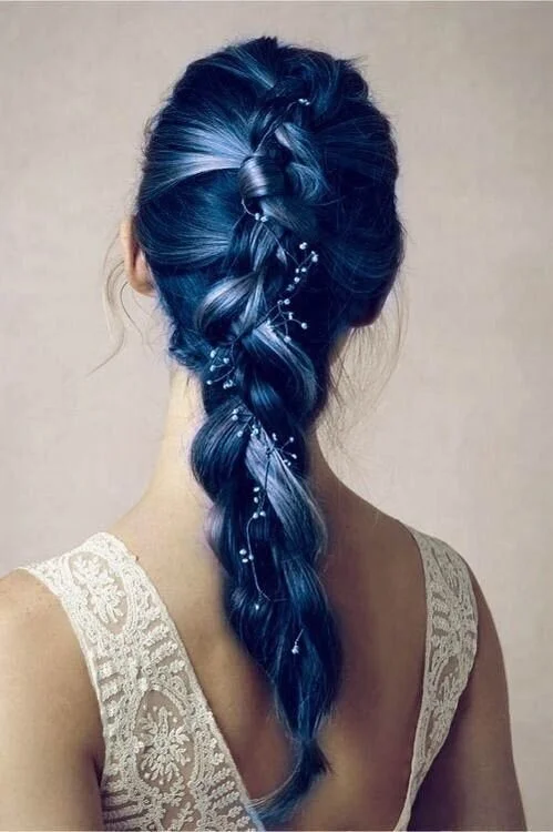 Pretty Blue Hair Braid Pictures, Photos, and Images for Facebook, Tumblr, Pinterest, and Twitter (lovethispic.com)