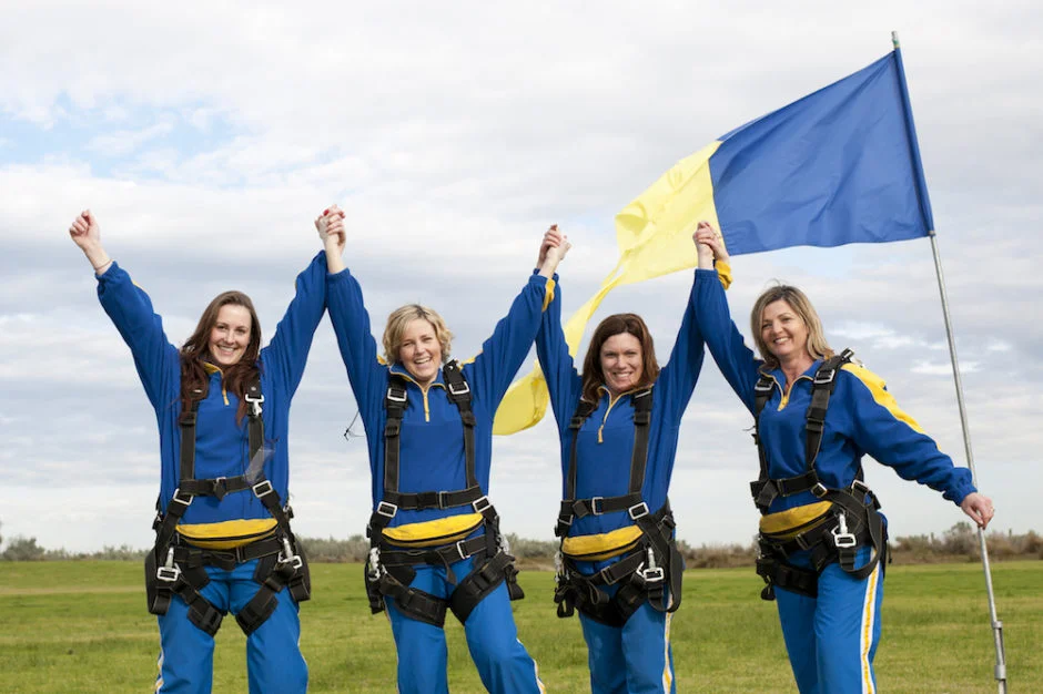 MEET THE BRAVE MUMS JUMPING OUT OF A PLANE FOR A GOOD CAUSE