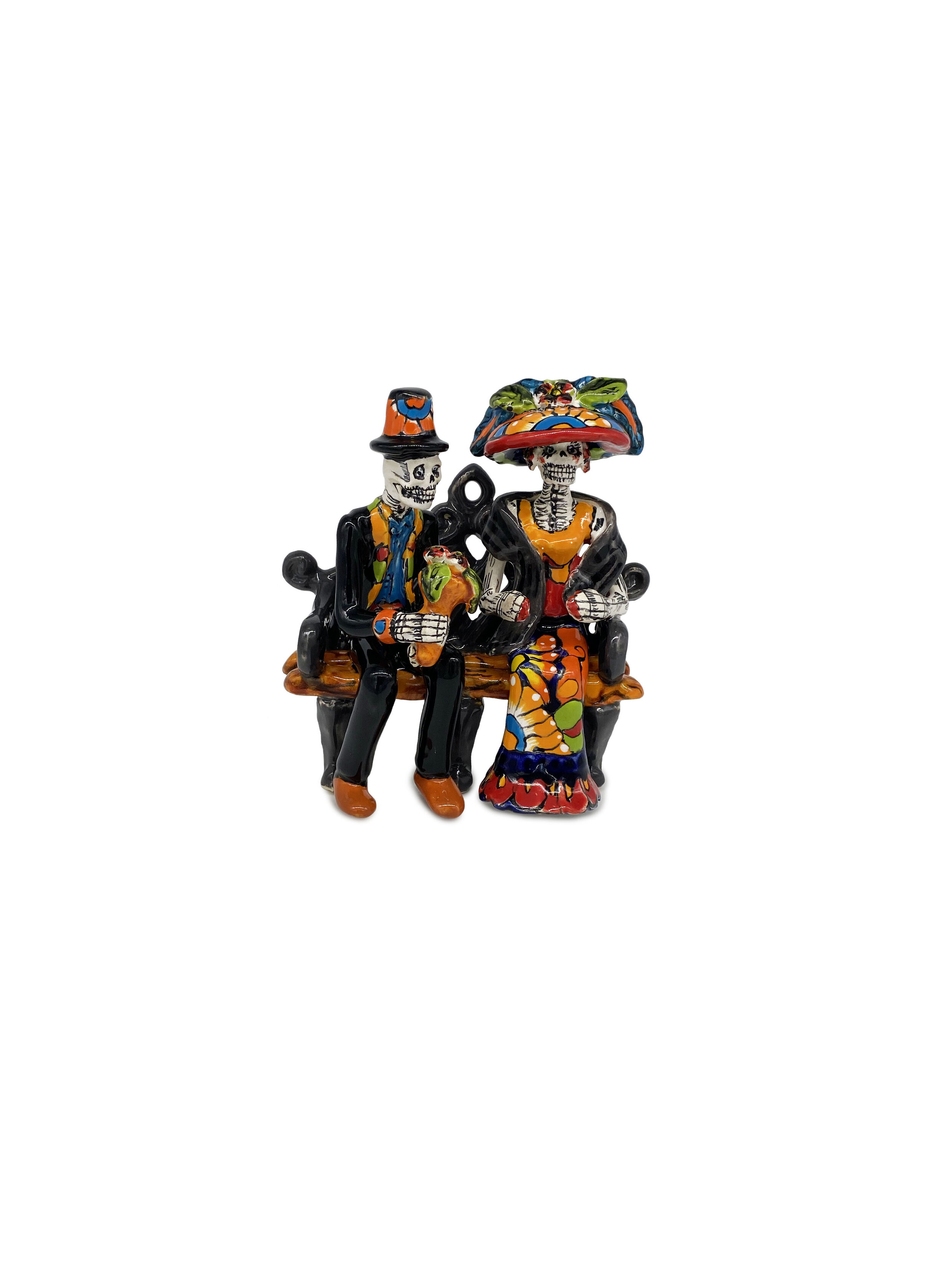 Couple on Bench Figurine