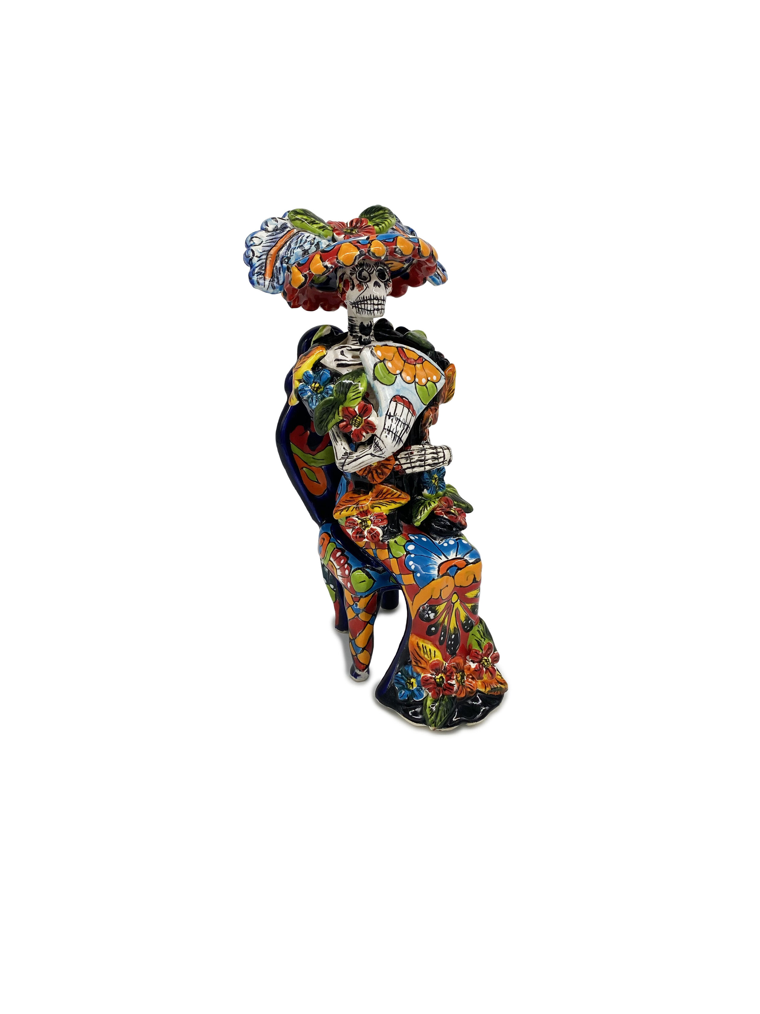 Catrina on Chair Figurine