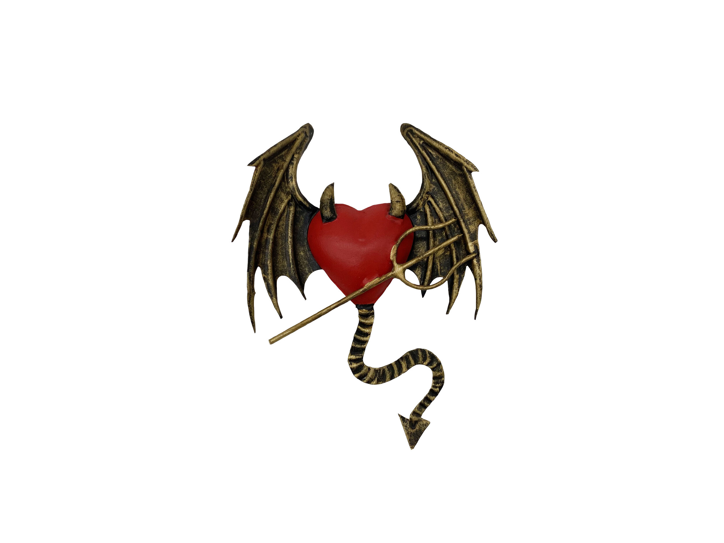 Tin Heart with Wings #8
