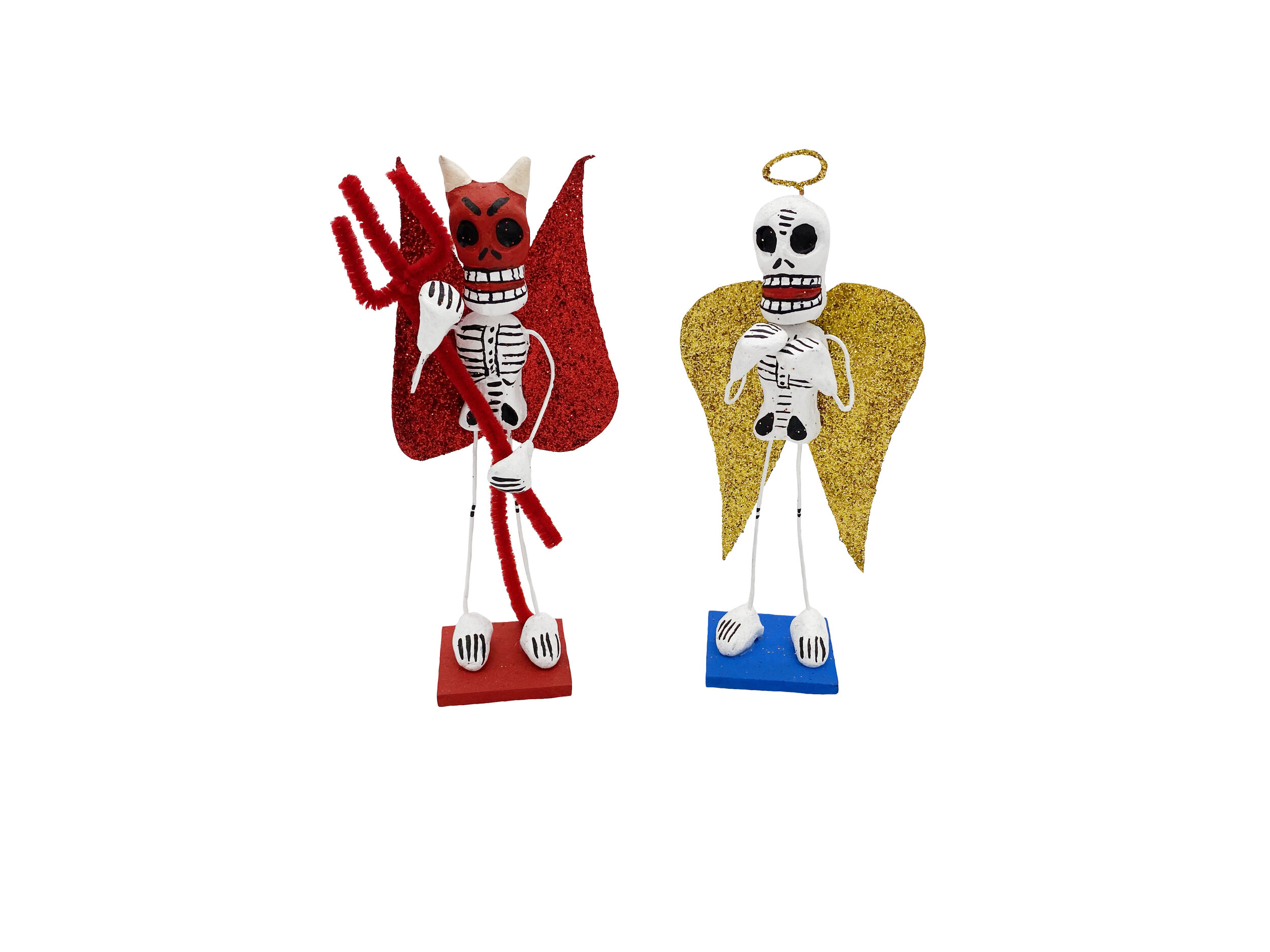 Day of the Dead Devil &amp; Angel Figurine