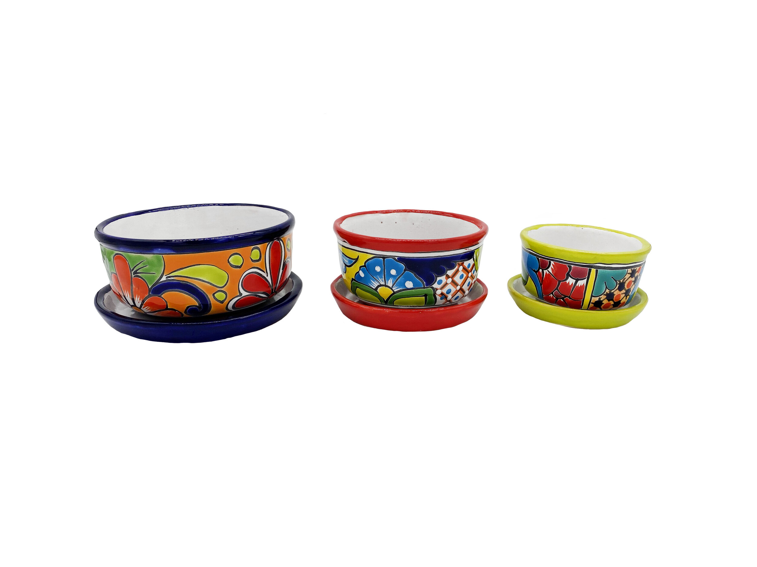 Talavera Pot with Saucer