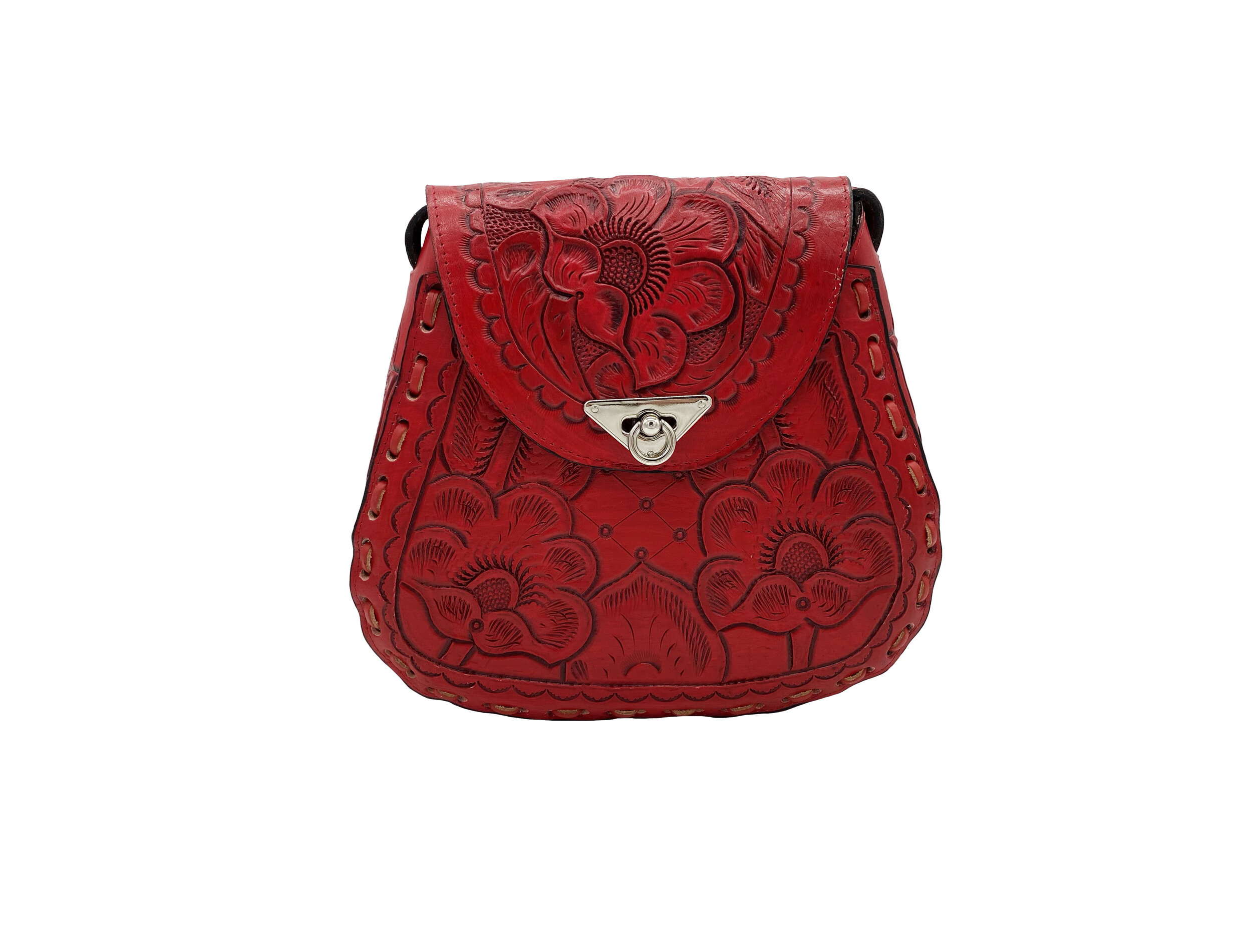 Large Tooled Leather Purse