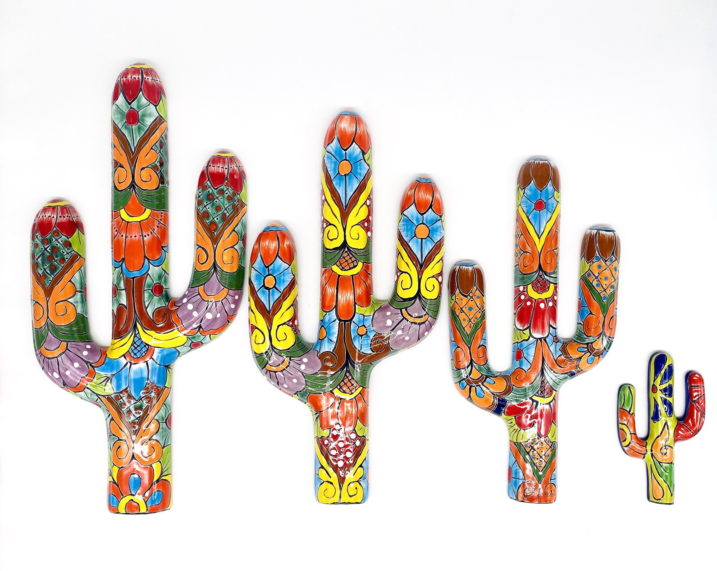 Talavera Wall Cactus
