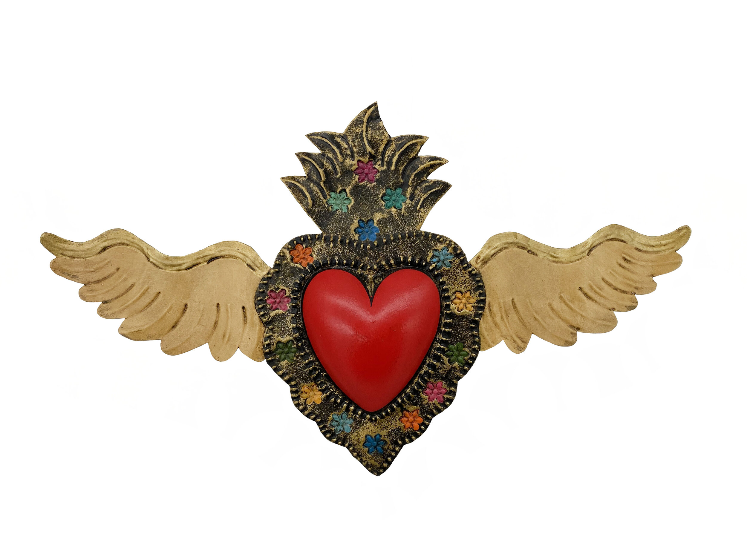 Tin Heart with Wings #5