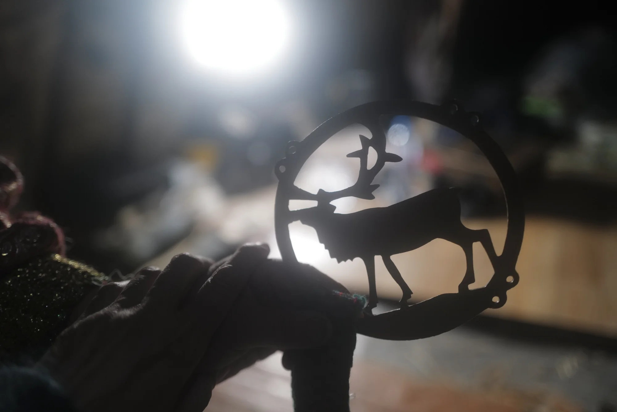 A beautiful belt buckle with reindeer’s motif owned by Svetlana. Photographed with Leica Q2, Siberia, 2019. © Rosalynn Tay.