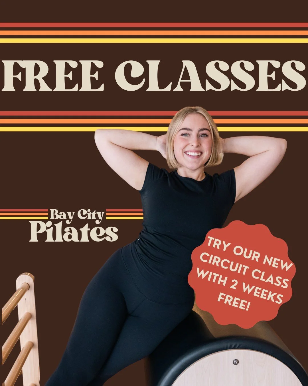 We’re officially open, and you’re invited to be part of it from day one. 💫
To celebrate the launch of Bay City Pilates, we’re offering two weeks of completely free classes, that’s Reformer, Mat, Clinical, and Circuit - unlim