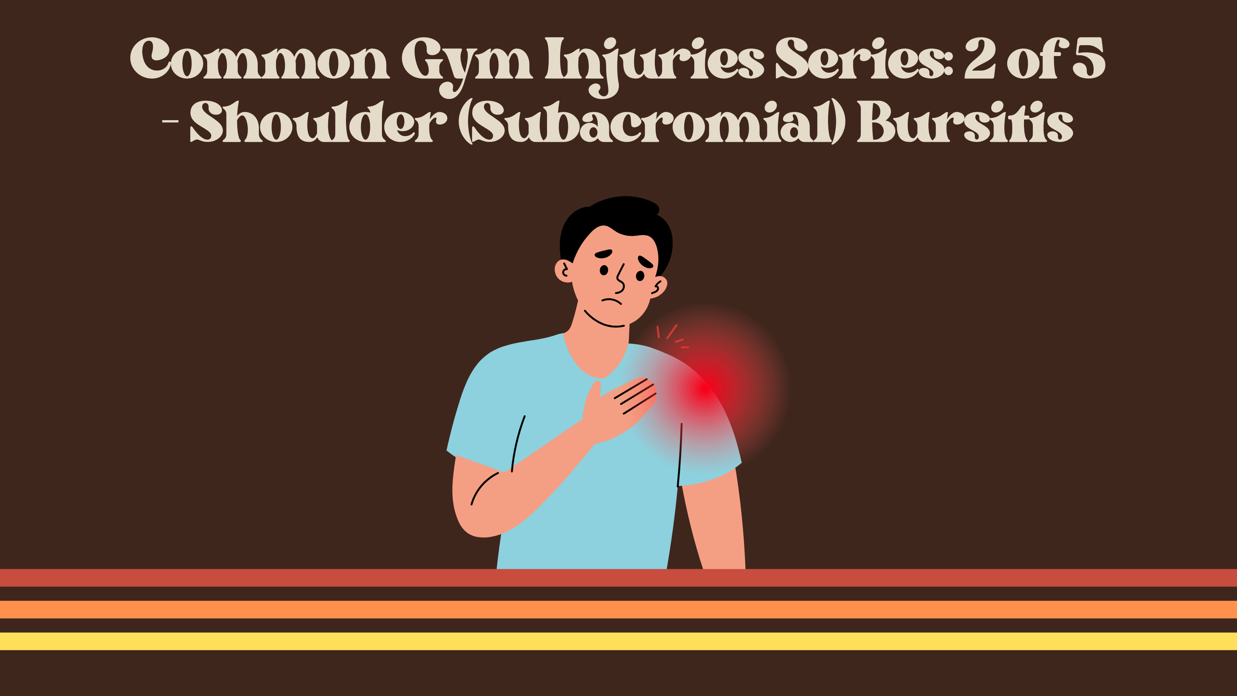 Common Gym Injuries Series: 2 of 5 - Shoulder (Subacromial) Bursitis
