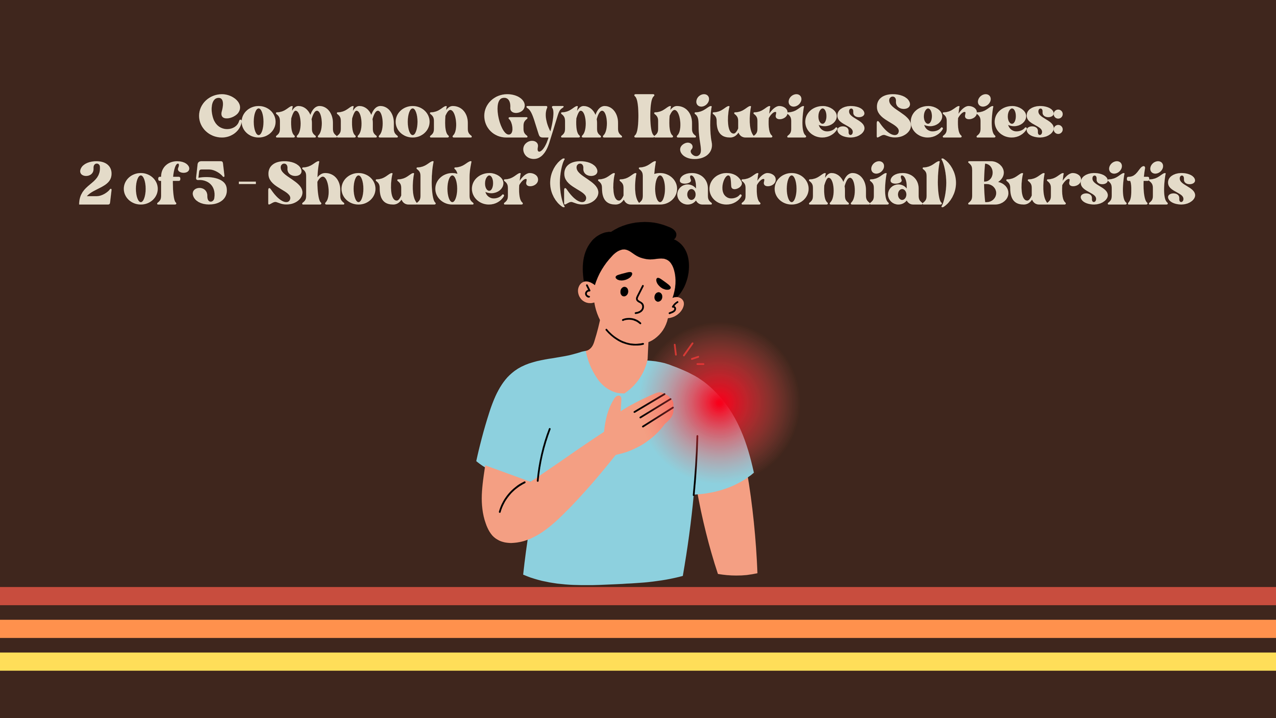 Common Gym Injuries Series: 2 of 5 - Shoulder (Subacromial) Bursitis