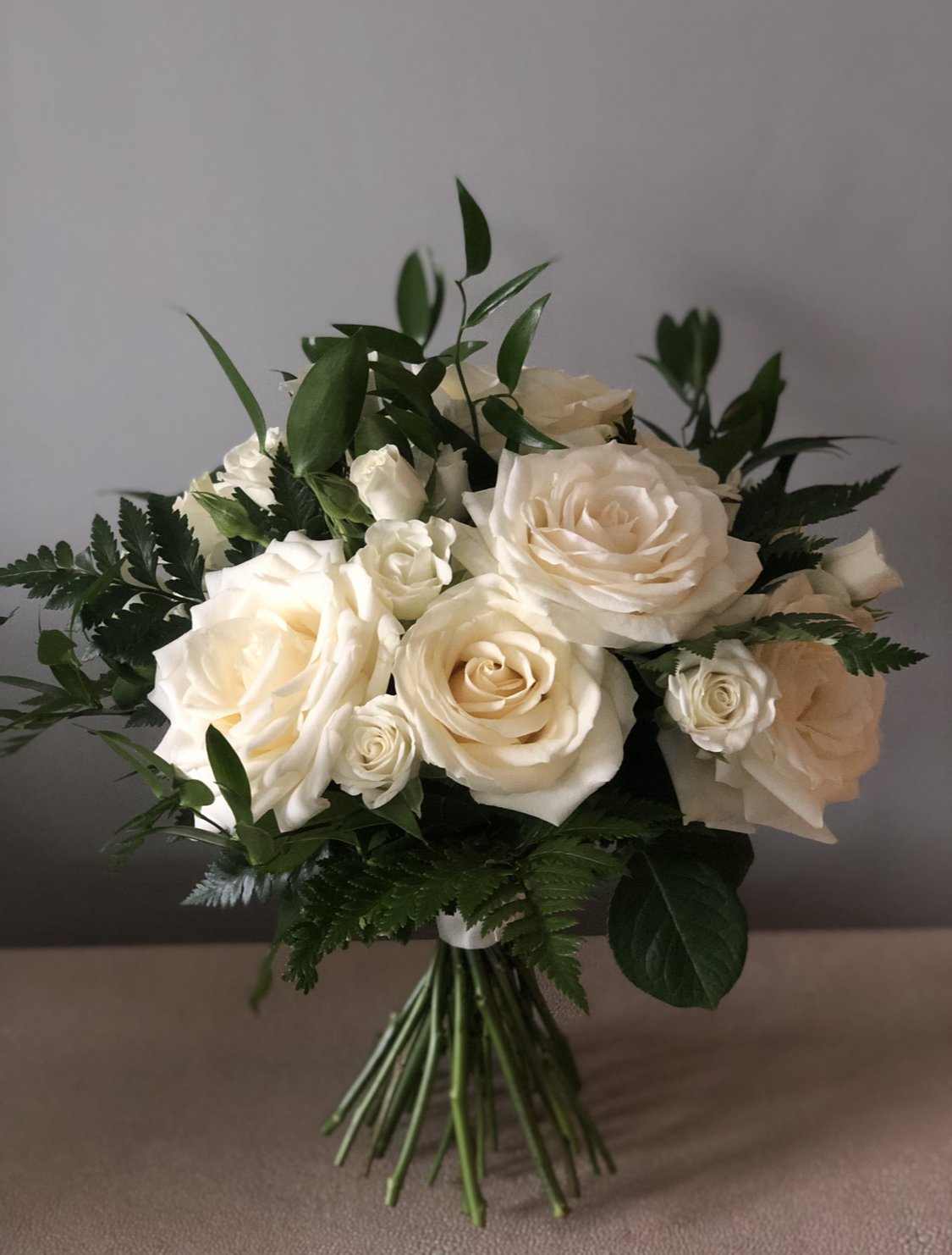 Ready To Wear:  The White Collection - Bridal Bouquet