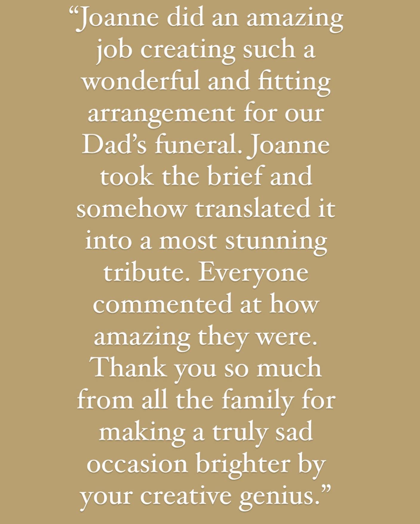 Another ⭐️⭐️⭐️⭐️⭐️ Google Review! Thank you so much Sue &amp; Claire, it&rsquo;s hugely appreciated ☺️ .
.
.
#jh_floraldesign #florist #stratfordflorist #shoplocal #smalllocalbusiness #flowers #giftbouquets #bouquets #weddingflorist #funeralflowers #