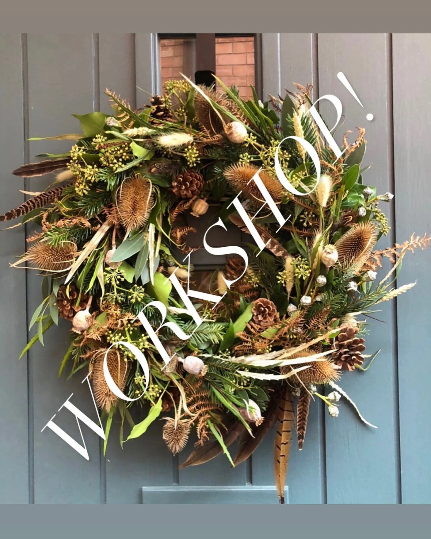 Just a few spaces left on our Country Living Wreath Workshop on 26 November, 7pm-9pm at @thefalconwarmington - don&rsquo;t delay, when they&rsquo;re gone they&rsquo;re gone 🎄 .
.
.
#jh_floraldesign #florist #shoplocal #smalllocalbusiness  #wreathwor