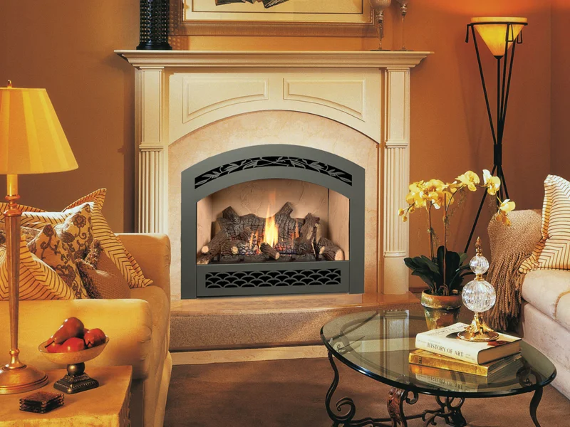 Fireplace Xtrordinair's High Output gas fireplace, available at Ferguson's Fireplace & Stove Center in Traverse City, Michigan.