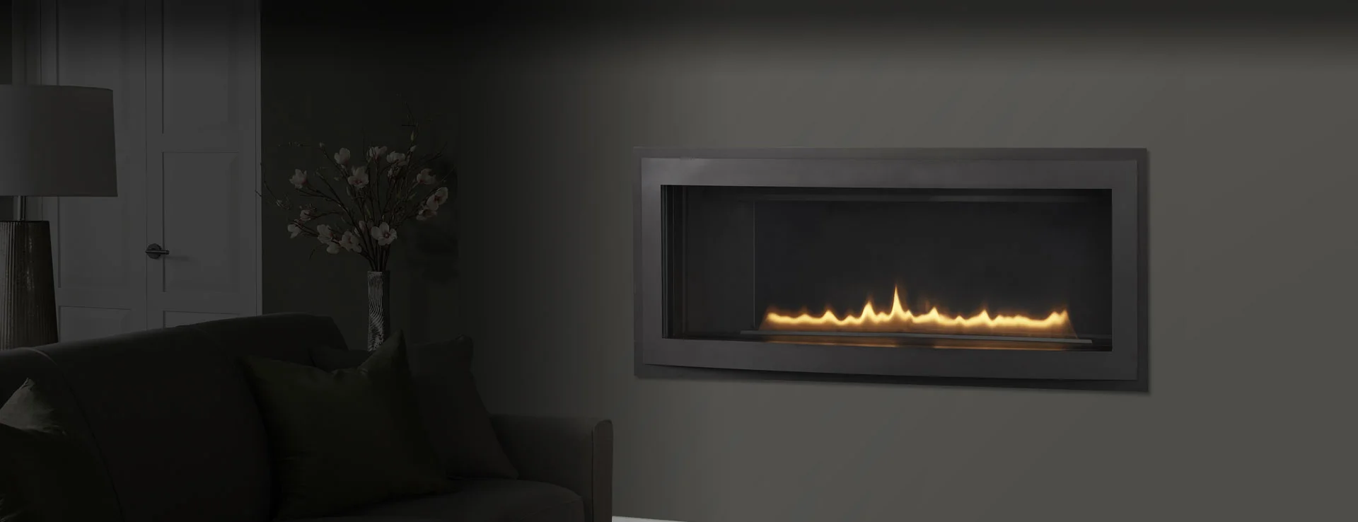 Heatilator Rave Series gas fireplace, available at Ferguson's Fireplace & Stove Center in Traverse City, Michigan.