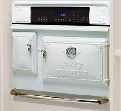 Antique Wall Oven in White