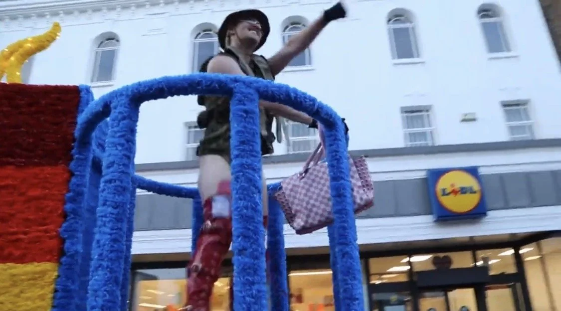 Video Documentation - Hannah Quinlan &amp; Rosie Hastings LGBTQIA+ Pride float 