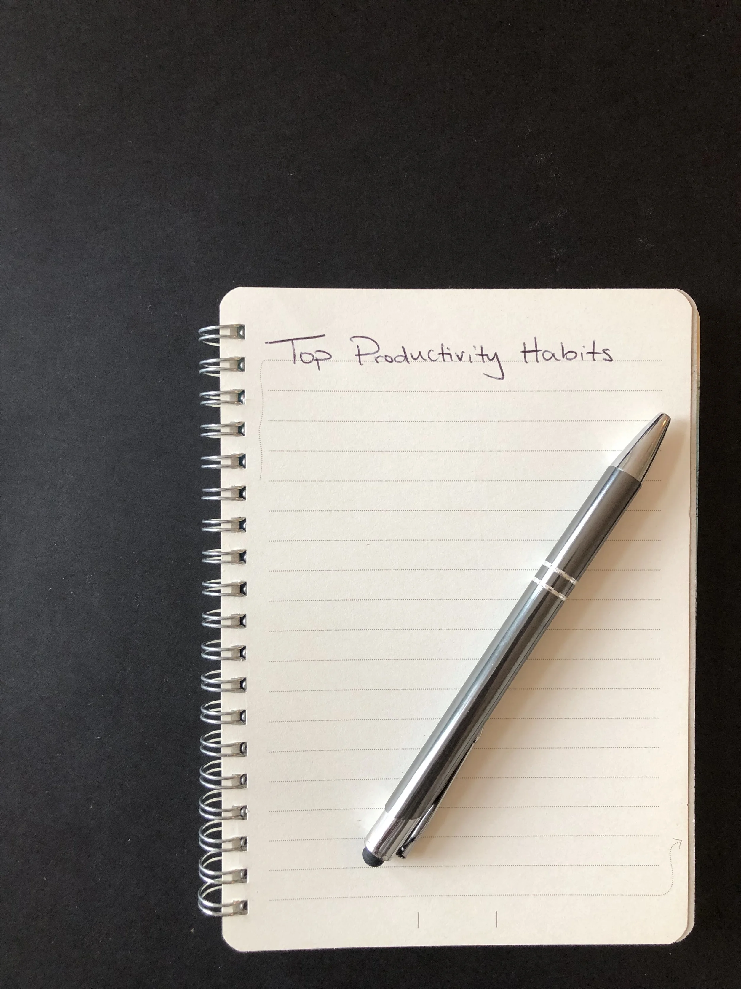 Top Productivity Habits