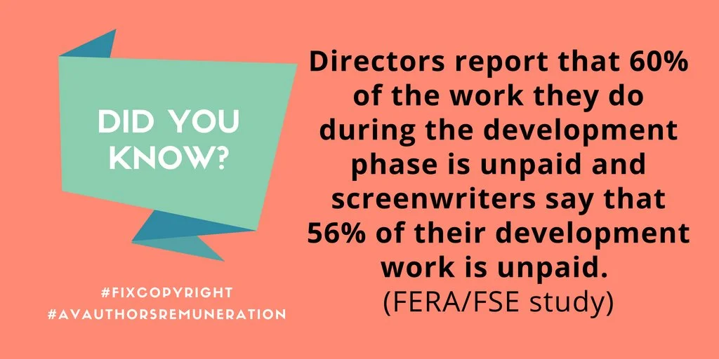 Why we need fair remuneration for use of our work on-line.