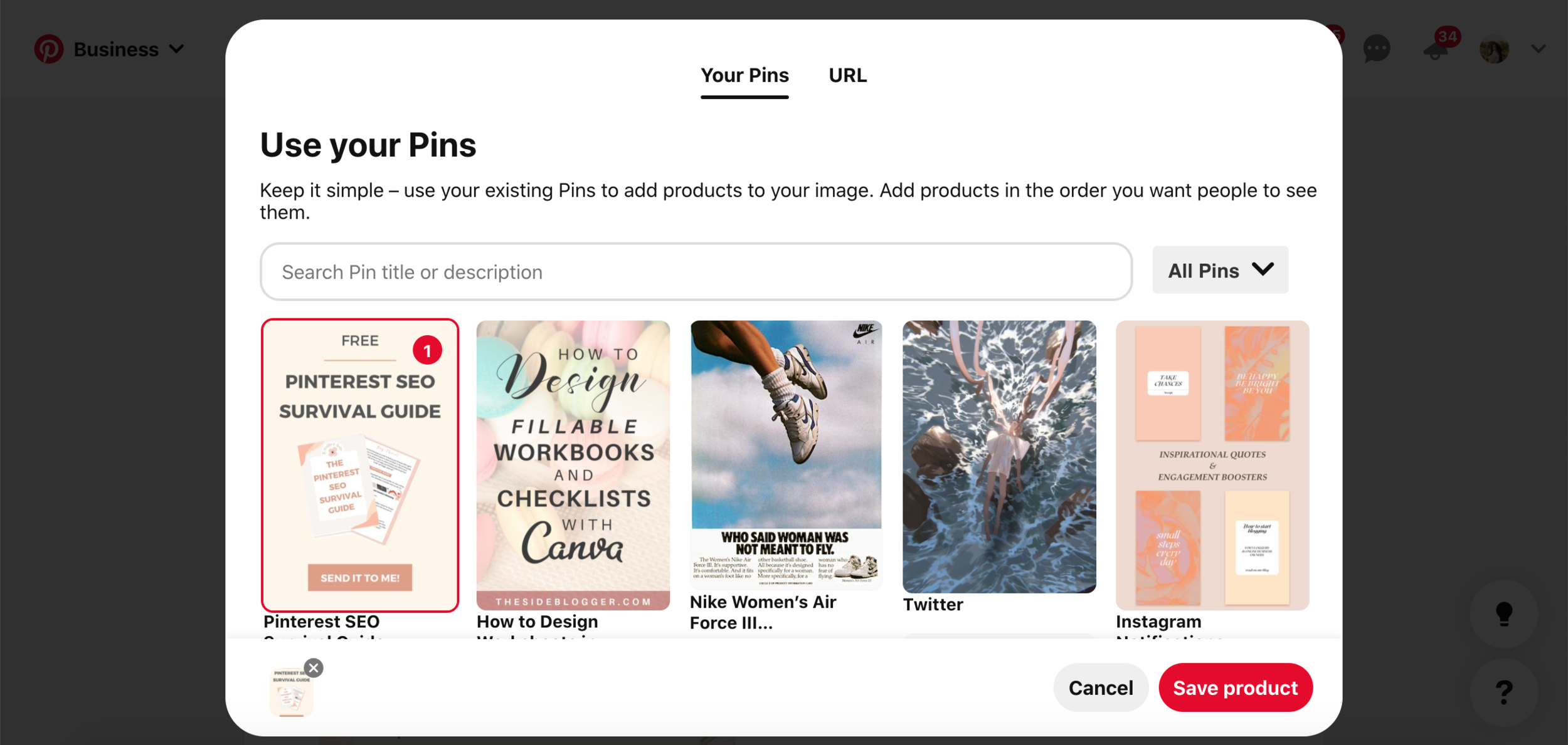 How to Make Your Pins Shoppable — The Wallflower Creative