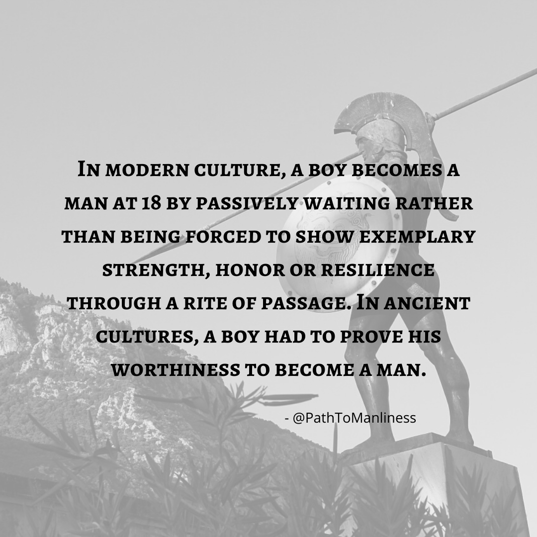 Men Need a Rite of Passage